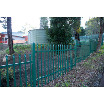 Power Coated Cast Metal Garden Security Fence